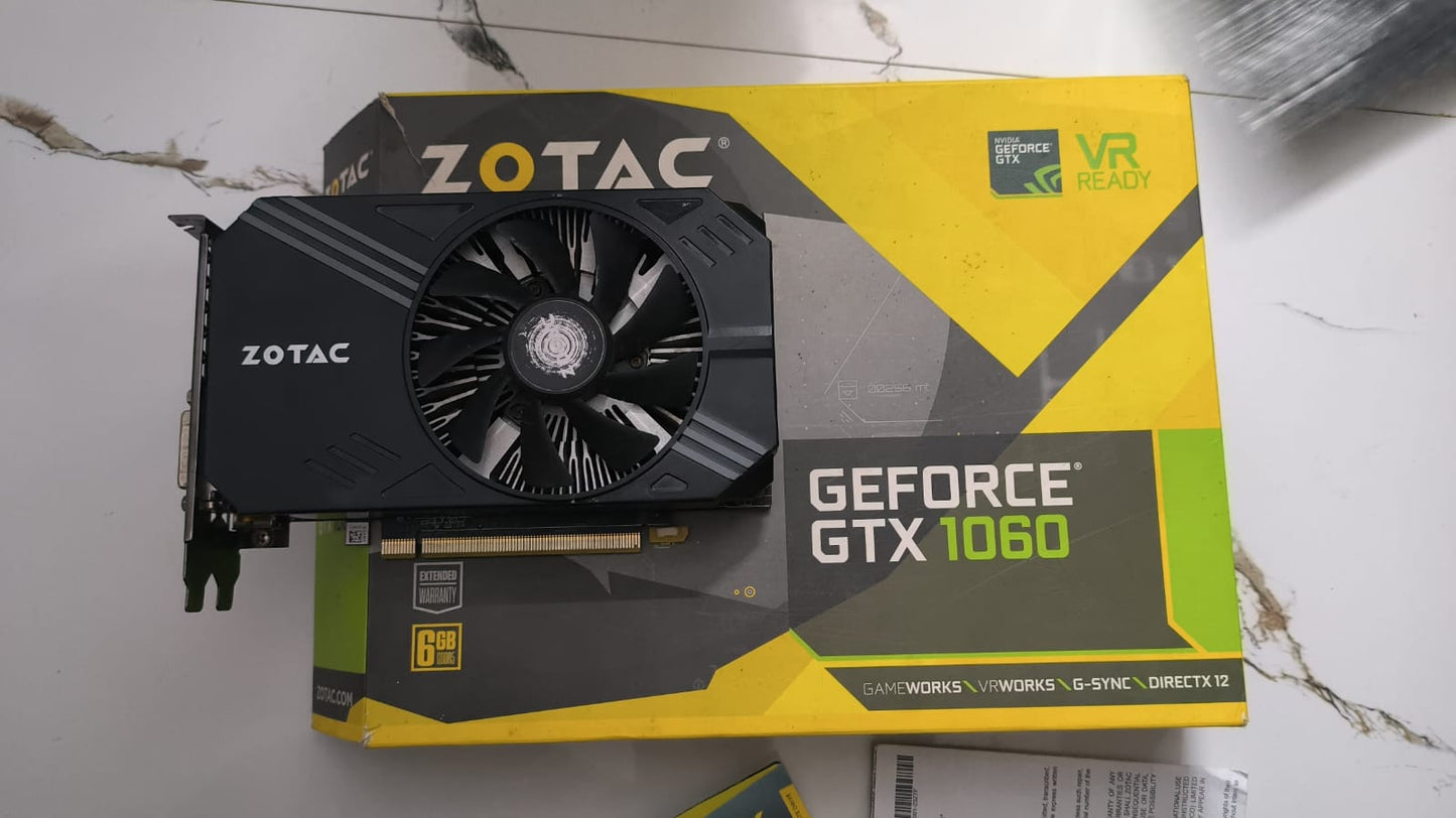 ZOTAC GeForce GTX 1060 Mini 6GB Used GPU