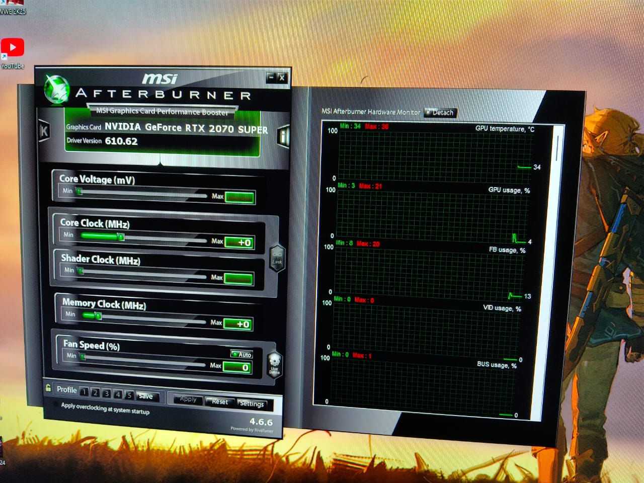 Gigabyte GeForce RTX 2070 Super Gaming OC 8GB Used GPU