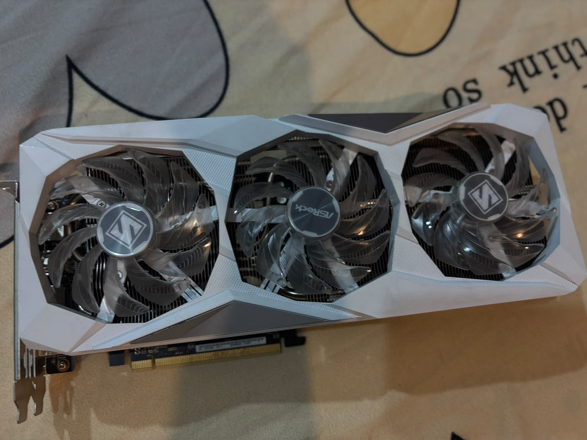 ASROCK Radeon RX 7600 XT Steel Legend OC 16GB Used GPU