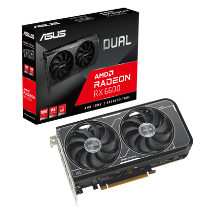 ASUS Dual Radeon RX 6600 V3 8GB Used GPU