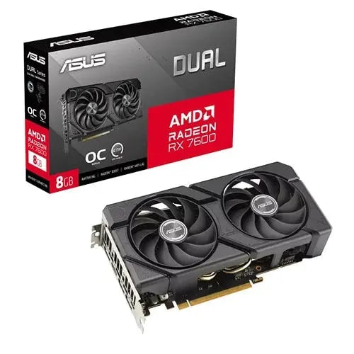 ASUS Dual AMD Radeon RX 7600 8GB Used GPU