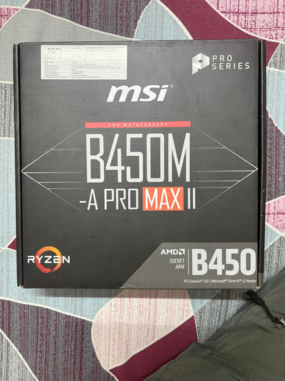 MSI B450M A Pro Max II Gaming Used Motherboard