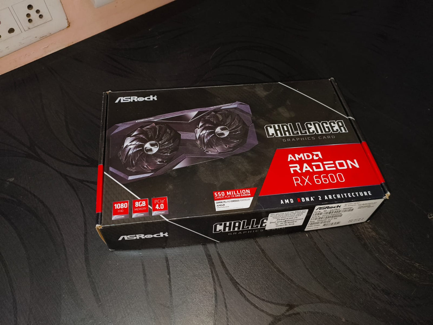 ASRock AMD Radeon Rx 6600 Challenger D 8GB Used GPU