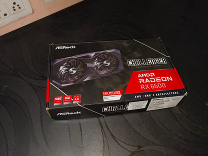 ASRock AMD Radeon Rx 6600 Challenger D 8GB Used GPU