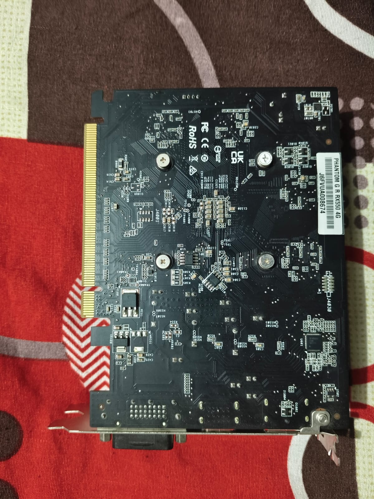 ASRock RX 550 Phantom Gaming 4GB GDDR5 Used GPU