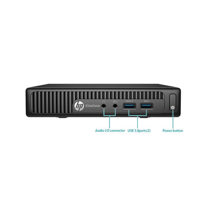 HP EliteDesk Intel Core i7 4th Gen Mini PC | Windows 10 Pro | Refurbished
