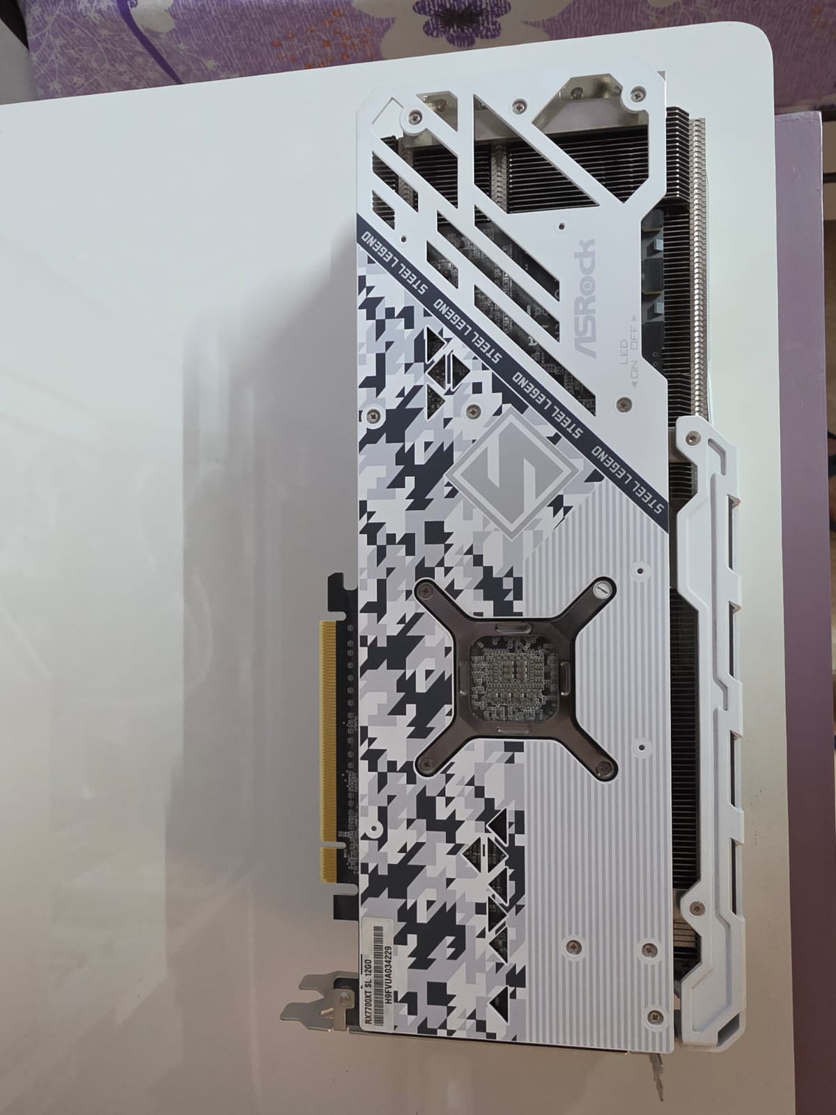 ASROCK Radeon RX 7700 XT Steel Legend OC 12GB Used GPU