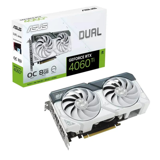 ASUS Dual GeForce RTX 4060 Ti White OC Edition 8GB Used GPU