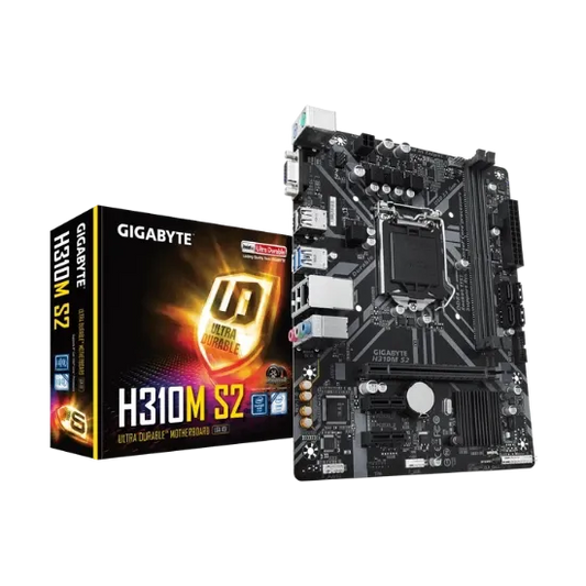 GIGABYTE H310M S2 2.0 LGA 1151 Socket DDR4 Used Motherboard