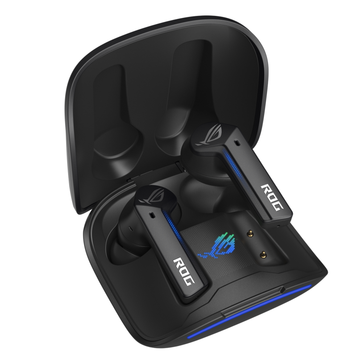 ASUS ROG Cetra True In Ear Wireless Gaming Headphones (2.4 Ghz & Bluetooth 5.3, 24-Bit 96 Khz Audio, Bone-Conduction Ai Microphones, Adaptive Anc, 46-Hour Battery Life)- Black Used TWS