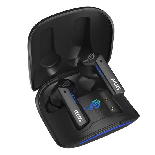 ASUS ROG Cetra True In Ear Wireless Gaming Headphones (2.4 Ghz & Bluetooth 5.3, 24-Bit 96 Khz Audio, Bone-Conduction Ai Microphones, Adaptive Anc, 46-Hour Battery Life)- Black Used TWS