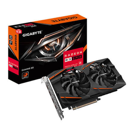 GIGABYTE RX 590 Gaming 2X Windforce Fans 8GB Used GPU
