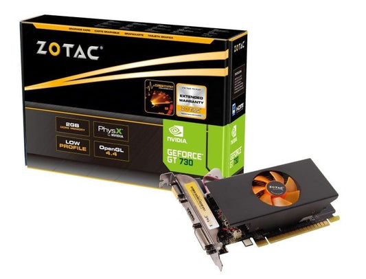 ZOTAC GT 730 2GB DDR5 2 GB Used GPU
