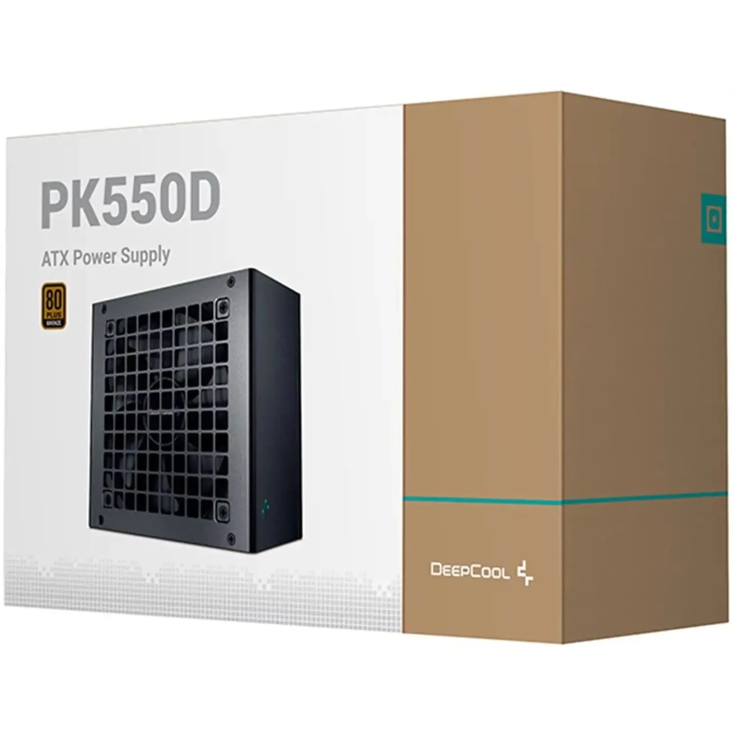 Deepcool PK550D 550W 80 Plus Bronze Non-Modular Power Supply Used PSU - Computify.in