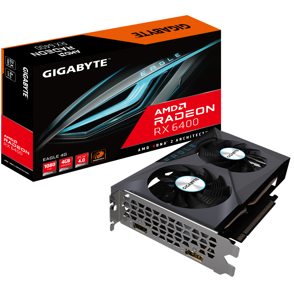 Gigabyte Radeon RX 6400 EAGLE 4GB Used GPU