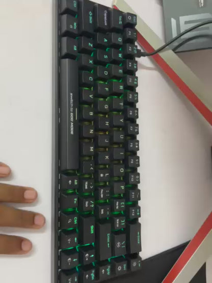 Cosmic Byte Artemis 68 Key Per Key RGB Mechanical Gaming Keyboard with Swappable Switches Used Keyboard