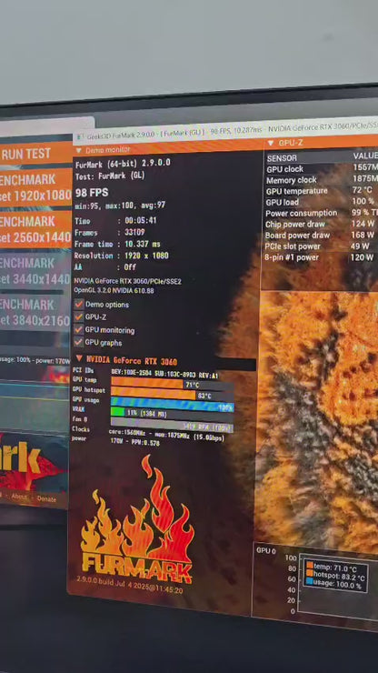 HP OEM Nvidia RTX 3060 12 GB GDDR6 Used GPU