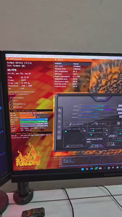 Galax GeForce RTX 3070 1-Click OC 8GB Used GPU