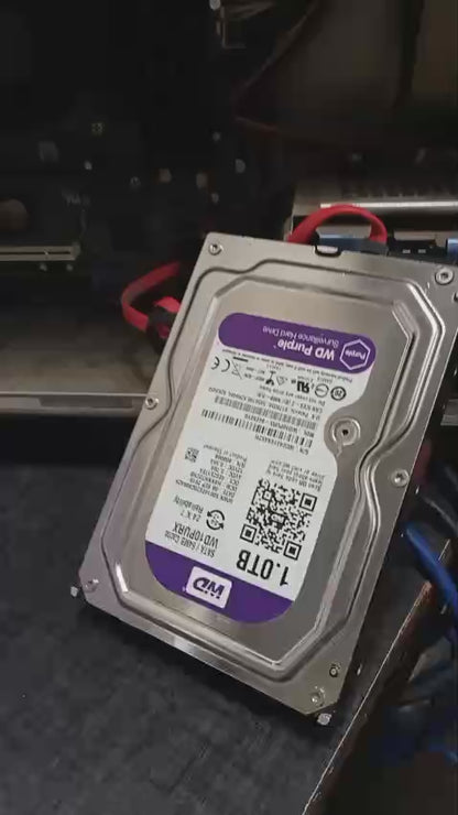 Western Digital 1TB WD Purple Surveillance 3.5 SATA 6 Gb/s PC Hard Drive Used HDD