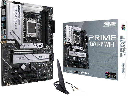 ASUS PRIME X670 P WIFI CSM AM5 ATX DDR5 Used Motherboard