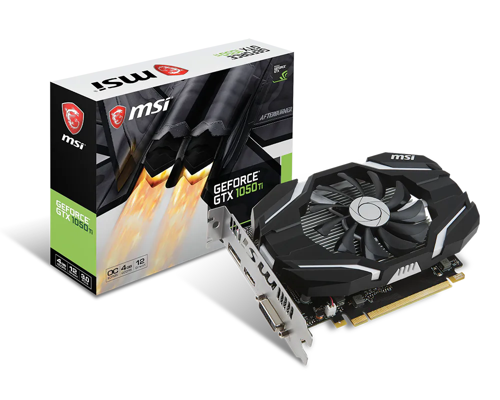 MSI GeForce GTX 1050Ti 4GT OCV1 4GB Used GPU