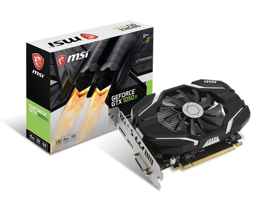MSI GeForce GTX 1050Ti 4GT OCV1 4GB Used GPU