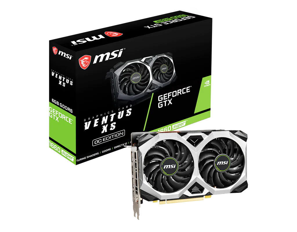 MSI GeForce GTX 1660 Super Ventus XS OC 6GB GDDR6 Used GPU