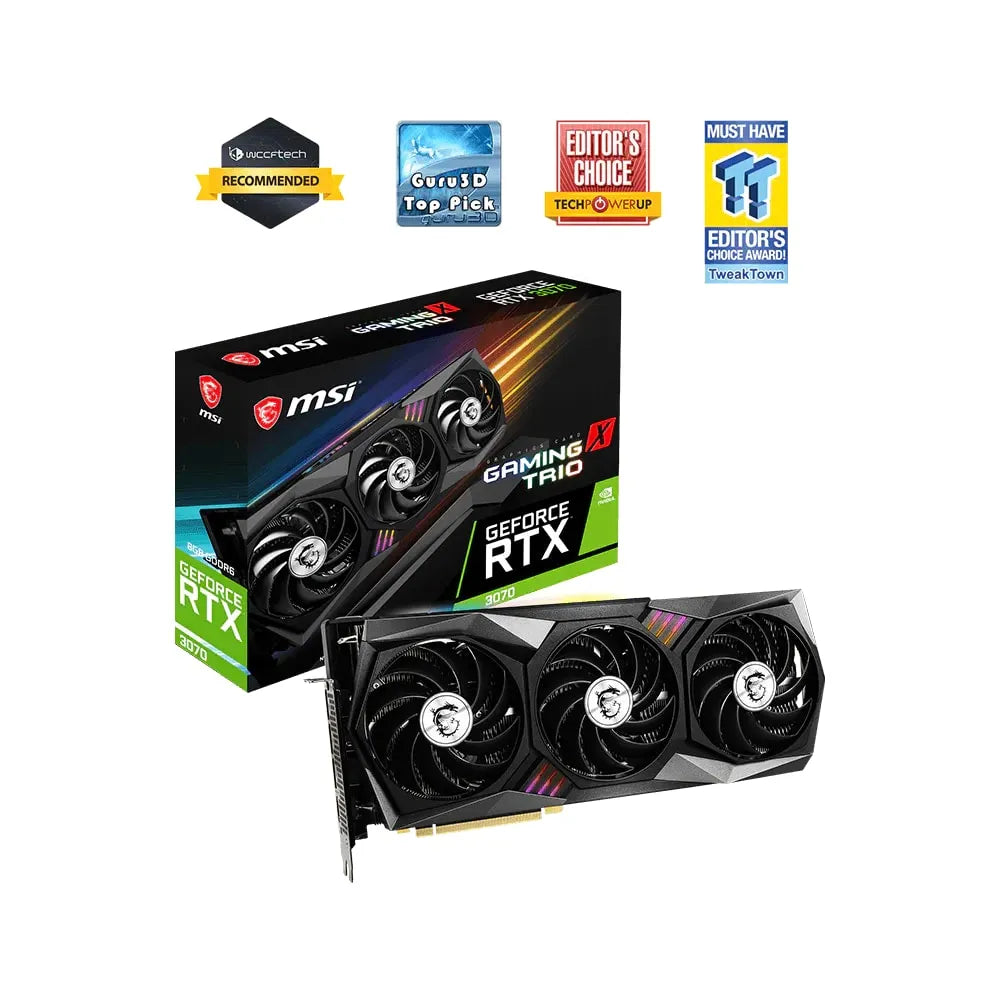 MSI GeForce RTX 3070 GAMING X TRIO 8GB Used GPU - Computify.in