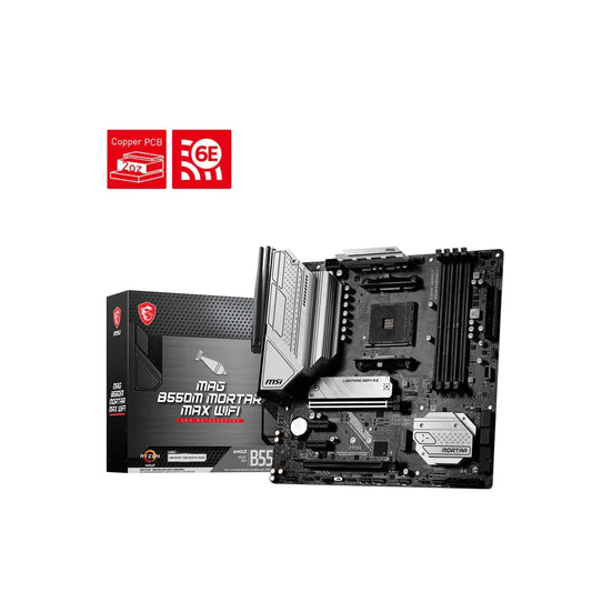 MSI MAG B550M MORTAR MAX WIFI DDR4 Micro-ATX Used Motherboard