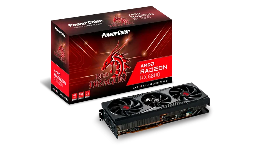 PowerColor Red Dragon RX 6800 16GB Used GPU