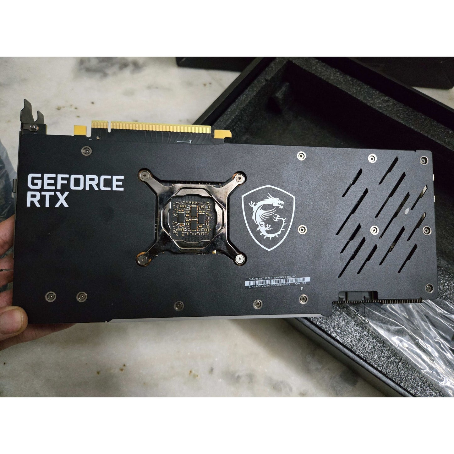 MSI GeForce RTX 3070 Ti GAMING X TRIO 8GB Used GPU