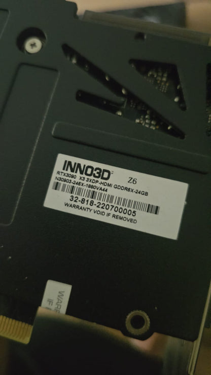 INNO3D GEFORCE RTX 3090 X3 24GB Used GPU