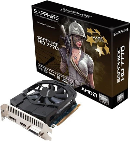 Sapphire HD 7770 GDDR5 1 GB Used GPU