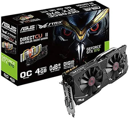 ASUS Strix GTX 970 4 GB Used GPU
