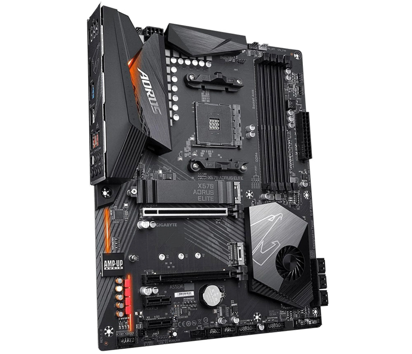 AMD Ryzen 7 3700X 8 Core 16 Threads + Gigabyte X570 Aorus Elite (Processor+motherboard) Used combo