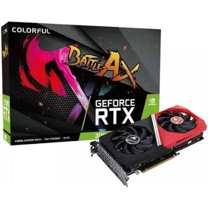 COLORFUL RTX 3060 Ti NB Battle AX Dual Fan 8GB Used GPU