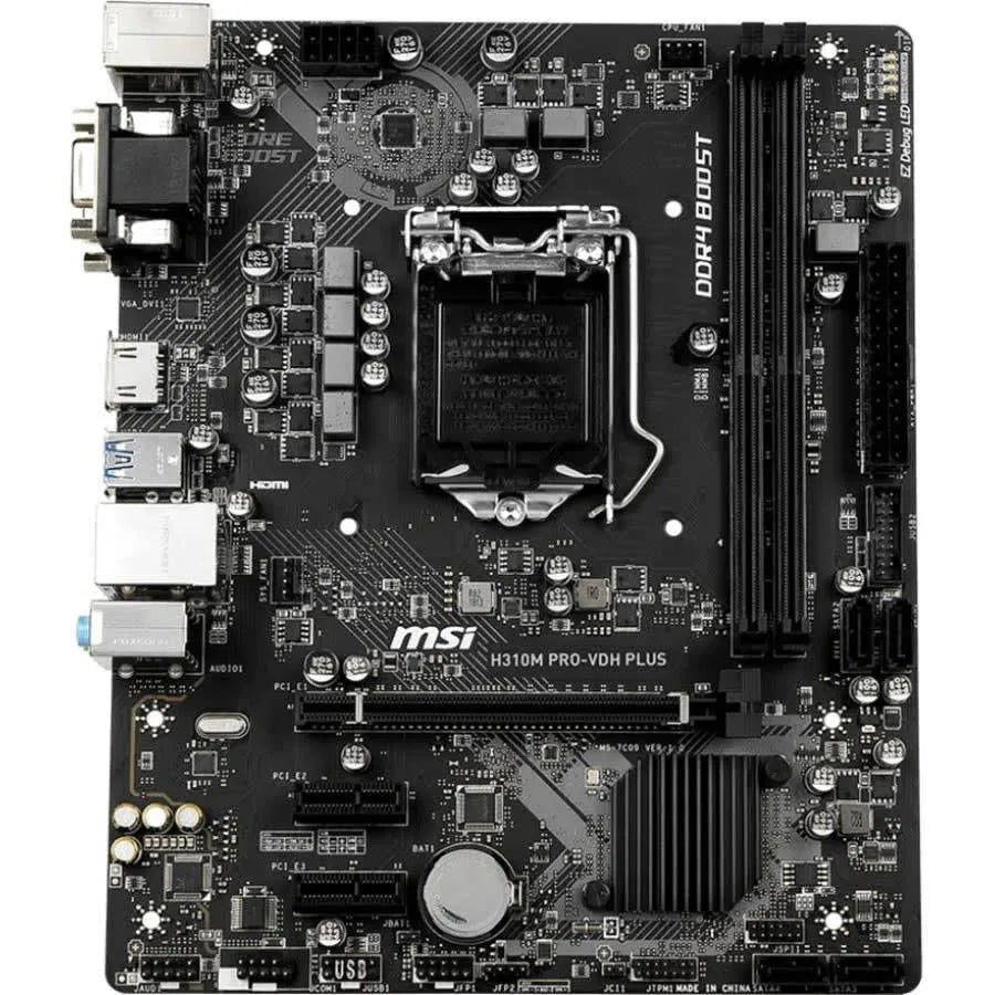 Intel i3 8100 8th gen + Msi H310M PRO-VDH PLUS (Processor+Motherboard) COMBO Used - Computify.in