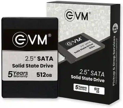 EVM 512GB SATA Internal SSD | Up to 55MB/s Read 500MB/s Write Used SSD