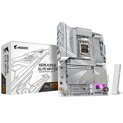 GIGABYTE X870 AORUS ELITE WIFI7 ICE DDR5 Used Motherboard - Computify.in