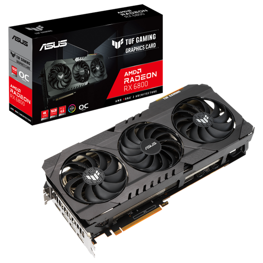 ASUS TUF Gaming AMD Radeon RX 6800 OC Edition 16GB Used GPU