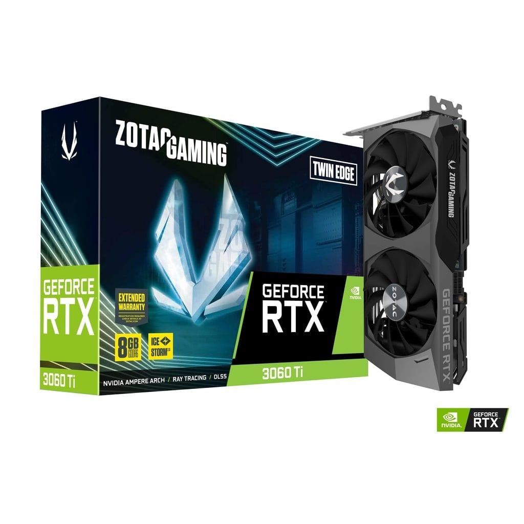 ZOTAC GeForce RTX 3060ti Twin Edge Gaming 8GB Used GPU