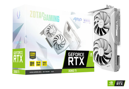 ZOTAC GAMING RTX 3060 Ti AMP White Edition 8GB Used GPU
