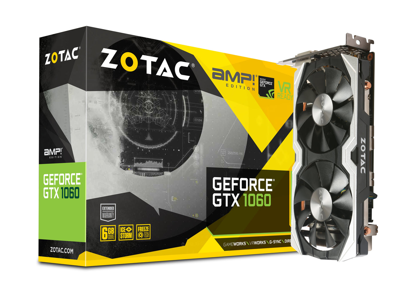 Zotac GeForce GTX 1060 Amp Edition 6GB Used GPU